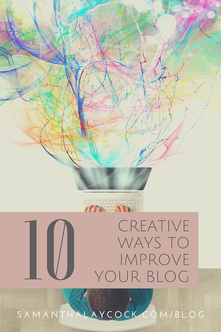 Creative ways to improve your blog.